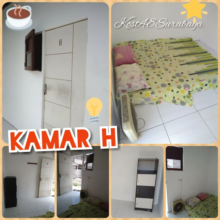 Foto Kamar H (Budget Room)  Kost Surabaya